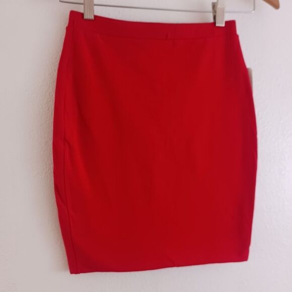 Lily White red pencil skirt size XS - Picture 1 of 5